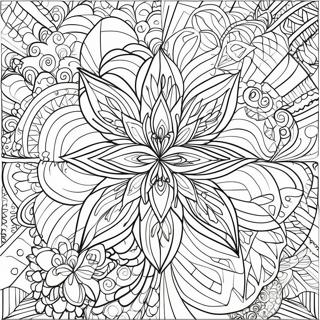 Geometric Pattern Coloring Page 2582-2107