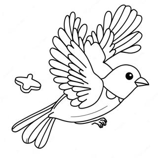 Flying Bird Coloring Page 25861-20769