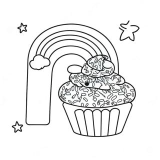 Rainbow Sprinkle Studio Coloring Page 25871-20777