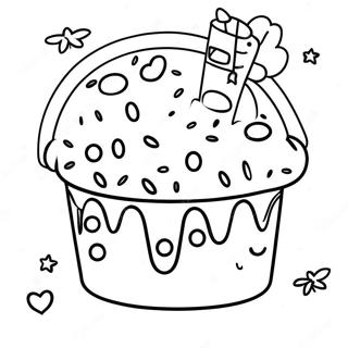 Rainbow Sprinkle Studio Coloring Page 25871-20778