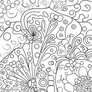 Colorful Rainbow Sprinkle Patterns Coloring Page 25872-20776