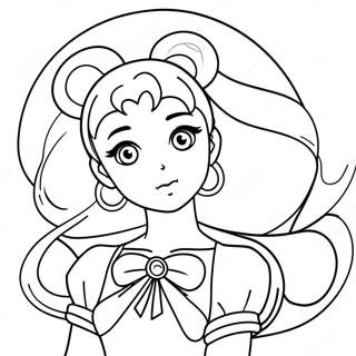 Princess Serenity Sailor Moon Coloring Pages