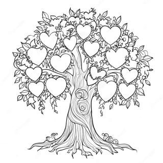 Family Tree Coloring Page 25891-20787