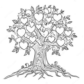 Family Tree Coloring Page 25891-20788