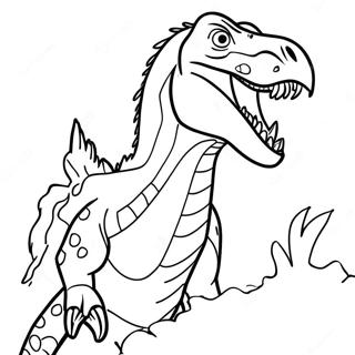 Indoraptor Roaring Coloring Page 25911-20807