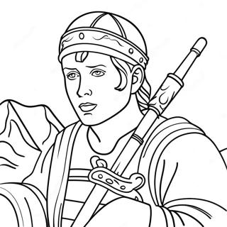 Joshua Coloring Page 25931-20822