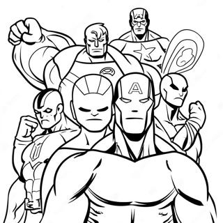 Marvel Superheroes Coloring Page 25971-20853