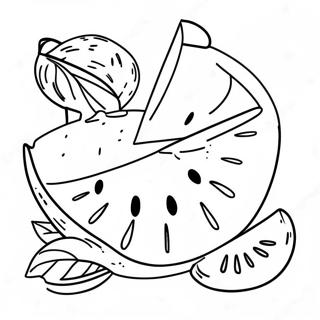 Sunny And Melon Coloring Page 25991-20869