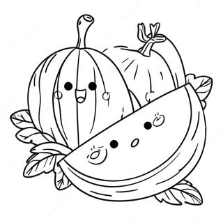 Sunny And Melon Coloring Page 25991-20871