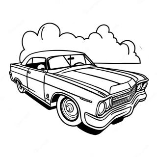 Chicano Lowrider Coloring Pages