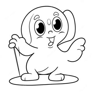 Casper The Friendly Ghost Coloring Page 26011-20888