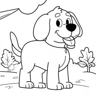 Clifford The Big Red Dog Coloring Page 2601-2122