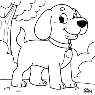 Clifford The Big Red Dog Coloring Page 2601-2123