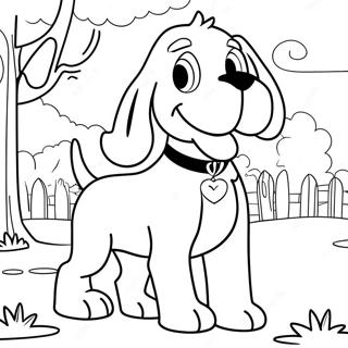 Clifford The Big Red Dog Coloring Page 2601-2124