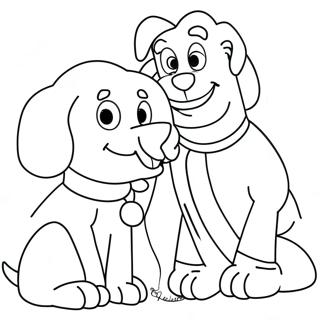 Clifford And Emily Elizabeth Coloring Page 2602-2126