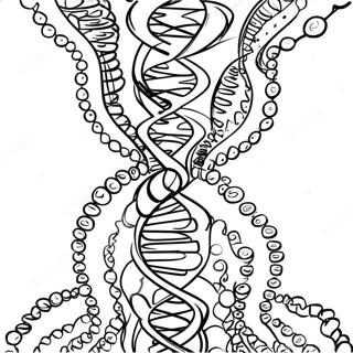 Dna Double Helix Coloring Page 26041-20914