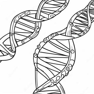 Colorful Dna Strand Coloring Page 26042-20910