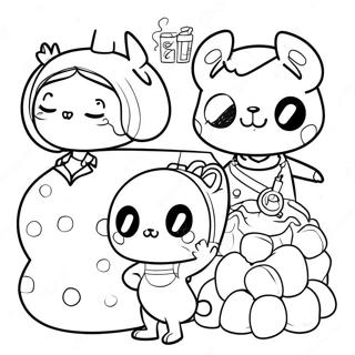 Gacha Club Characters Coloring Page 26082-20951