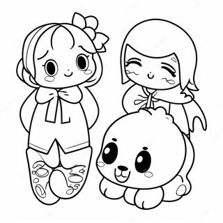 Gacha Club Characters Coloring Page 26082-20952