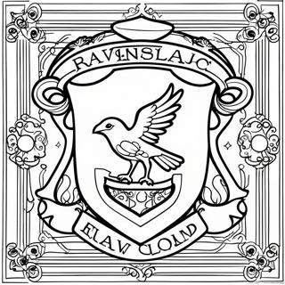 Ravenclaw House Logo Coloring Page 26092-20959