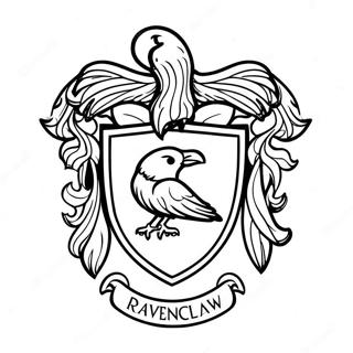 Ravenclaw House Logo Coloring Page 26092-20960