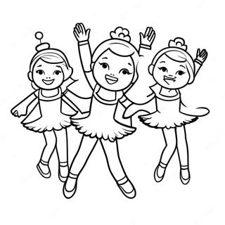 Exciting Dance Moms Performance Coloring Page 26102-20961