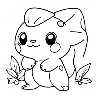 Cute Starter Pokemon Coloring Page 26112-20967