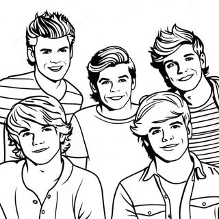 One Direction Coloring Pages