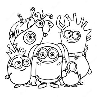 Despicable Me 3 Coloring Page 26131-20984