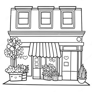 Shops Coloring Page 26163-21007