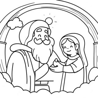 Christmas Bible Story Coloring Page 26173-21014