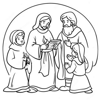 Christmas Bible Story Coloring Page 26173-21015