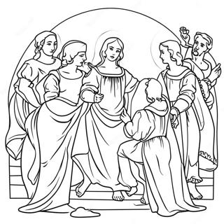 Renaissance Art Coloring Page 26183-21017