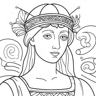 Renaissance Art Coloring Page 26183-21019