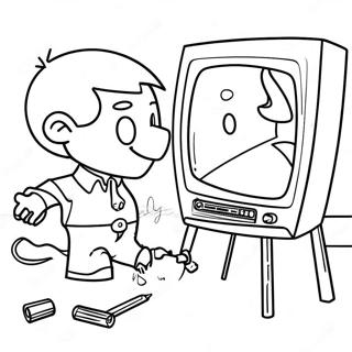 Tv Show Coloring Page 26193-21031