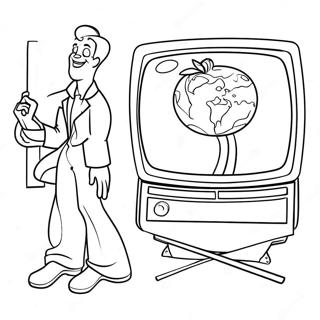 Tv Show Coloring Page 26193-21032