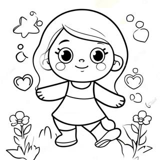 Mila Playing With Morphle Coloring Page 26234-21066