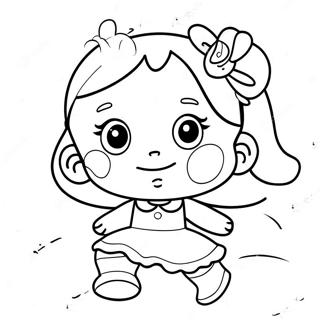 Mila Playing With Morphle Coloring Page 26234-21068