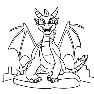 Dragon City Coloring Pages