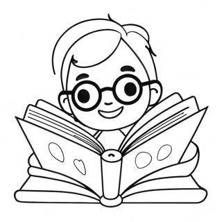 I Love Reading Coloring Page 26263-21089