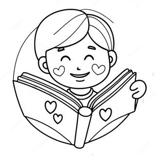 I Love Reading Coloring Page 26263-21092