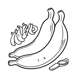 Banana Eats Coloring Page 26293-21114