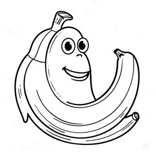 Banana Eats Coloring Page 26293-21115