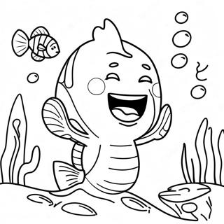 Sebastian Singing Underwater Coloring Page 26324-21138