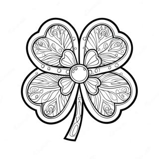 Lucky Shamrock Coloring Page 26344-21153