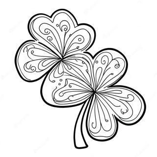 Lucky Shamrock Coloring Page 26344-21154