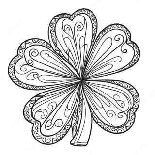 Lucky Shamrock Coloring Page 26344-21156