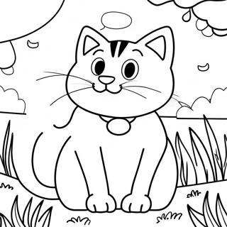 Nature Cat Coloring Page 26353-21158