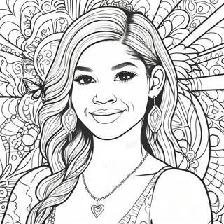 Zendaya Coloring Pages