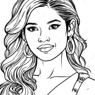 Zendaya Coloring Page 26383-21182